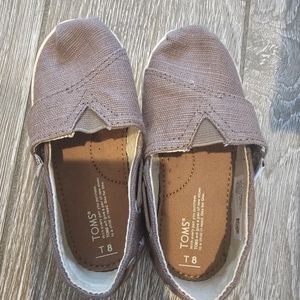 Brand new brown toddler boys brown Toms